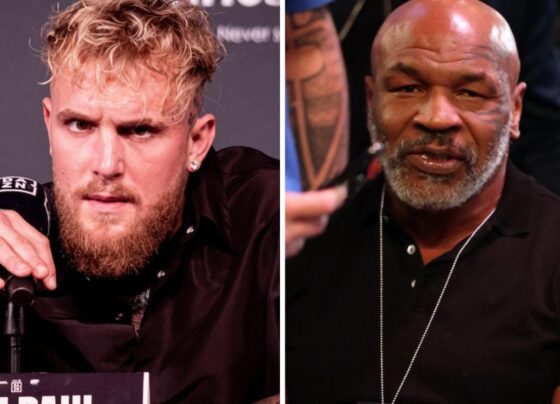 Jake Paul e Mike Tyson se enfrentam no boxe em julho.