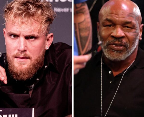 Jake Paul e Mike Tyson se enfrentam no boxe em julho.