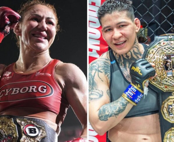 Cris Cyborg e Larissa Pacheco devem se enfrentar em duelo de campeãs.