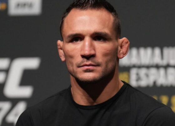 Michael Chandler participa de coletiva de imprensa do UFC