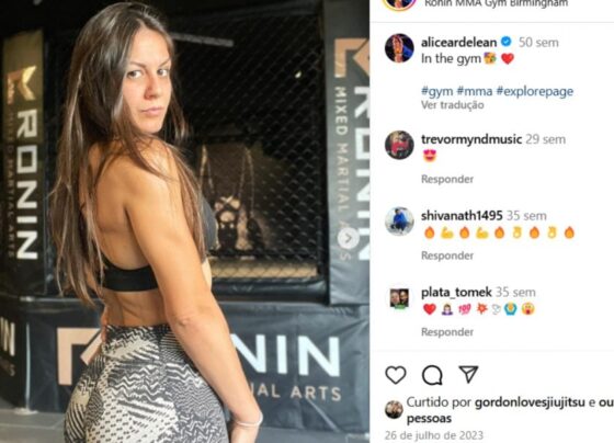 Estrela do TikTok, a lutadora Alice Ardelean foi contratada pelo UFC.