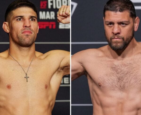 Vicente Luque e Nick Diaz se enfrentam no UFC Abu Dhabi.